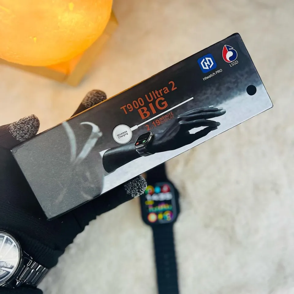 900 Ultra 2 Smart watch (Big Screen, Magnetic Wireless Charging,Smart Watch, Bluetooth Call Sleep Monitor, Wristwatch)