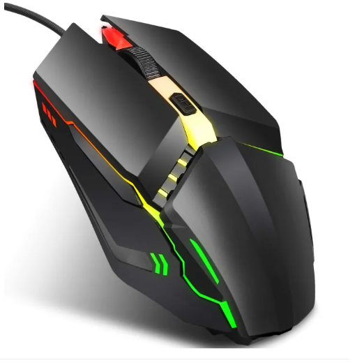 (BSB BD ) X3 Gaming Mouse, RGB Lights, DPI Button, 7 Colors Light Wired Optical Gaming Mouse